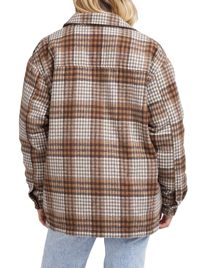 New π All About Eve Heidi Sherpa Jacket In Brown β¨ - Image 2