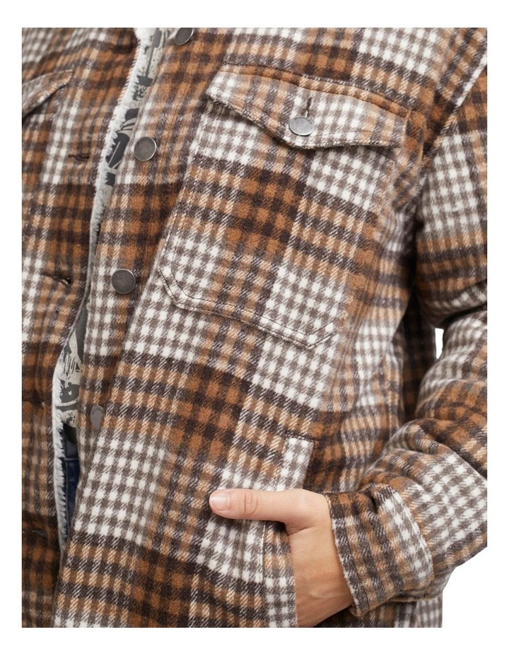 New π All About Eve Heidi Sherpa Jacket In Brown β¨ - Image 3