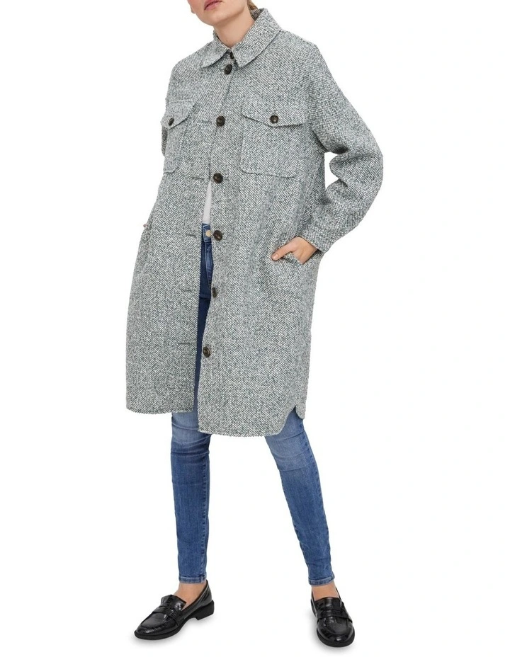 Budget π Vero Moda Rosie Shacket Laurel Wreath π