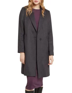 Hot Sale 🧨 Oxford Sunny Wool Blend 🧥 Coat Water Grey 🔔