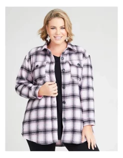 Best Sale 🔥 Taking Shape Checkered Overshirt Shacket Check 🔥