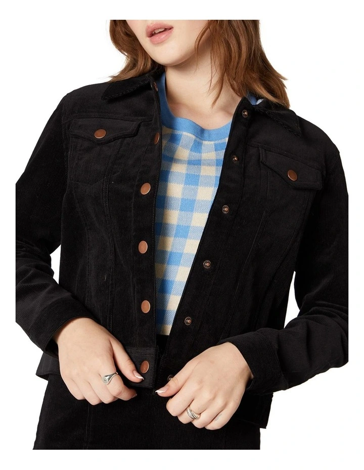 New π― Princess Highway Charlie Girl Cropped Jacket Black β€οΈ - Image 4