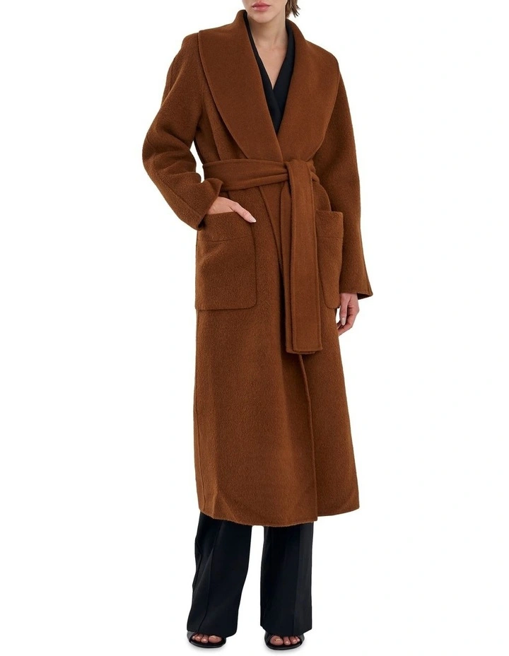 Outlet π― Skin And Threads Wool π§₯ Coat Camel π