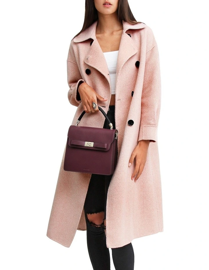 Discount π Belle & Bloom Dream Lover Loose Fit Dusty Rose Blend π§₯ Coat β - Image 4