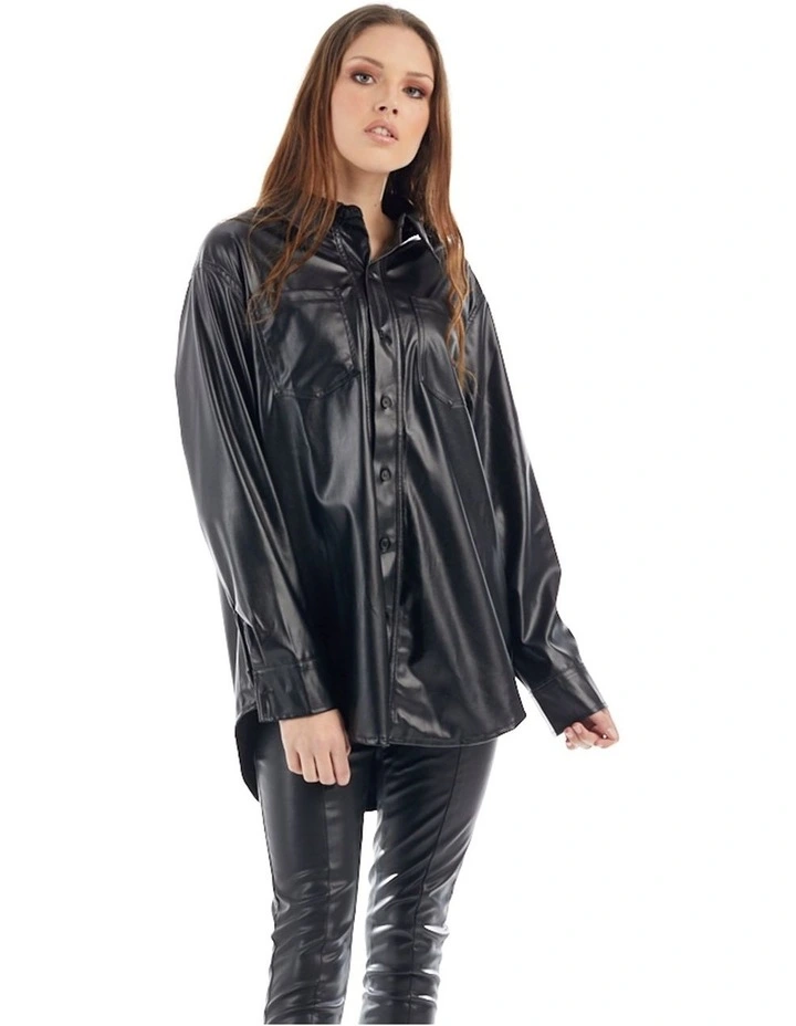 Flash Sale β Nana Judy Vincent Shacket Black β - Image 3
