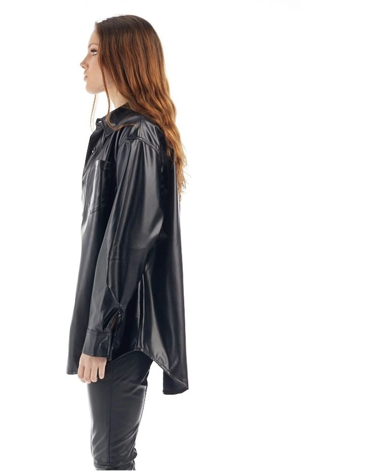 Flash Sale β Nana Judy Vincent Shacket Black β - Image 4