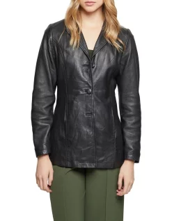 Flash Sale ✨ Oxford Jude Leather Blazer Black 🧨