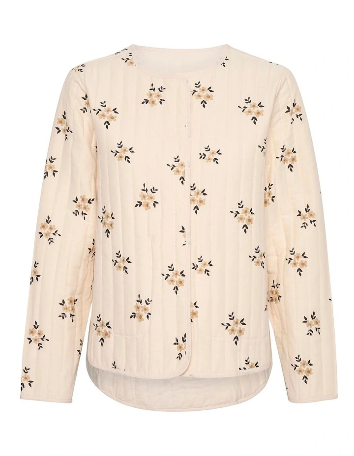 Budget π Part Two Najlapw Jacket Whitecap Gray Leaf Print π - Image 3