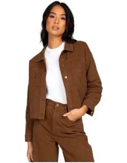 Coupon 🔔 Rusty Stranger Jacket Brown 💯