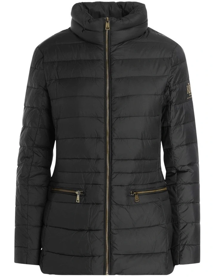 Best deal β€οΈ Lauren Ralph Lauren Packable Quilted Down Jacket In Black β€οΈ