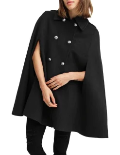 Hot Sale 👍 Belle & Bloom On My Mind Wool Blend Cape 🔥