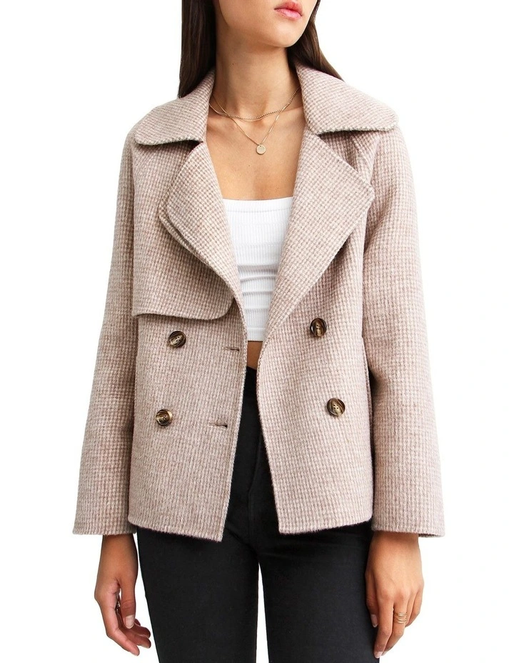 Best deal π Belle & Bloom I'm Yours Beige Wool Blend Peacoat π