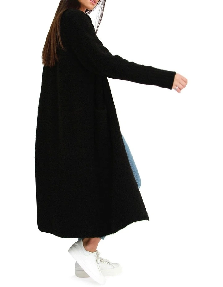Budget βοΈ Belle & Bloom Born To Run Sustainable Sweater π§₯ Coat Black βοΈ - Image 2