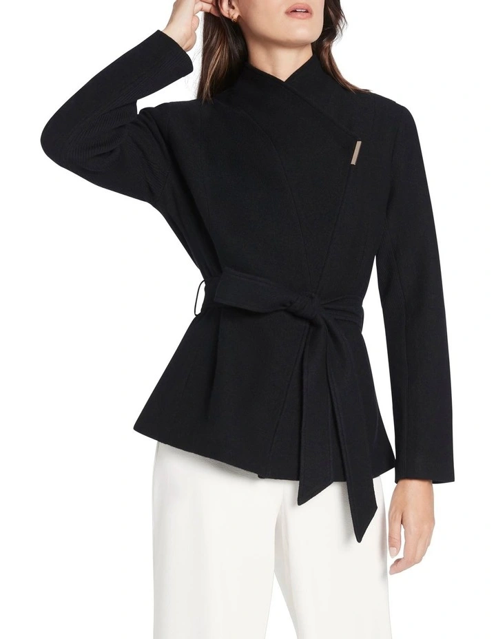 Deals π― David Lawrence Lea Felted Wool Jacket Black π
