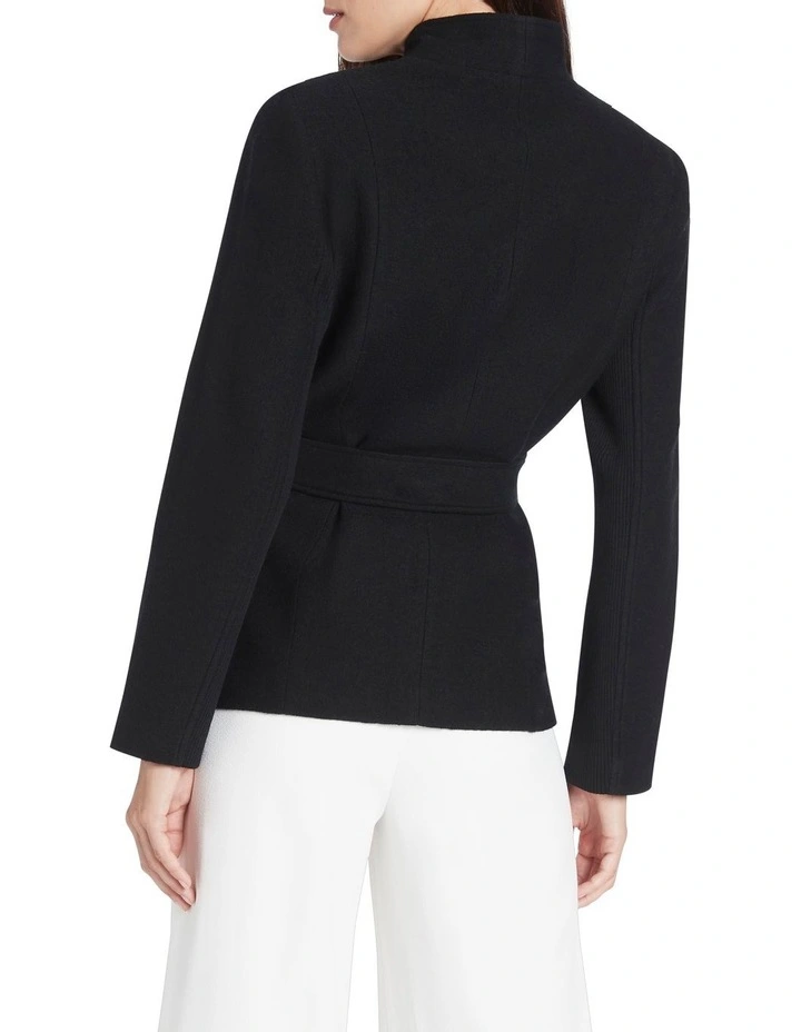 Deals π― David Lawrence Lea Felted Wool Jacket Black π - Image 3