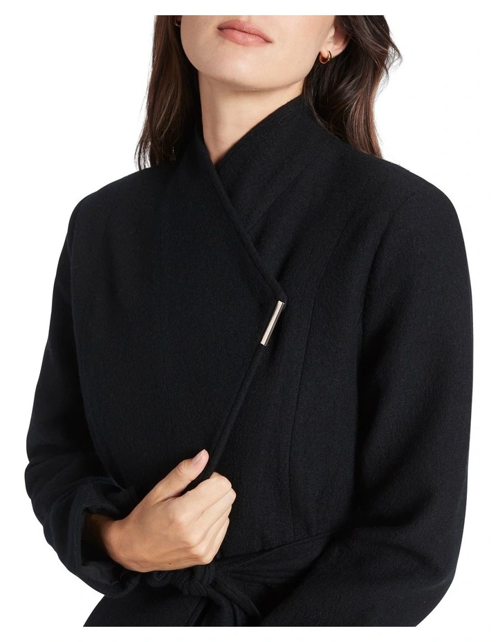 Deals π― David Lawrence Lea Felted Wool Jacket Black π - Image 4