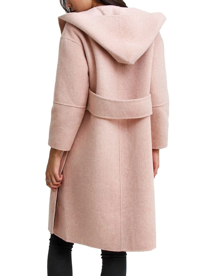 Discount π Belle & Bloom Walk This Way Blush Wool Blend Oversized π§₯ Coat π― - Image 5