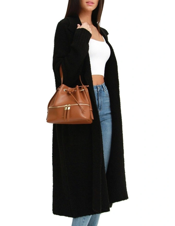 Budget βοΈ Belle & Bloom Born To Run Sustainable Sweater π§₯ Coat Black βοΈ - Image 5