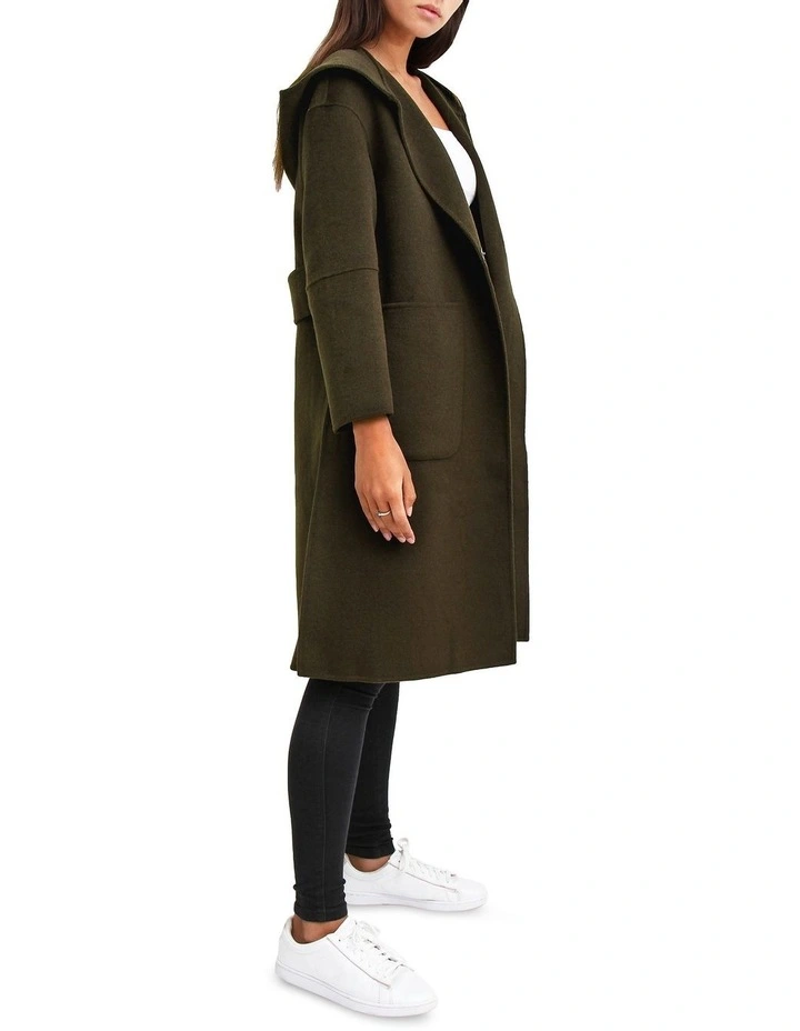 Wholesale π Belle & Bloom Walk This Way Military Wool Blend Oversized π§₯ Coat β - Image 2