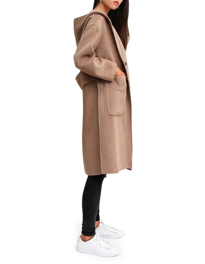 Cheap π― Belle & Bloom Walk This Way Oat Wool Blend Oversized π§₯ Coat WTWX20OAT π - Image 2