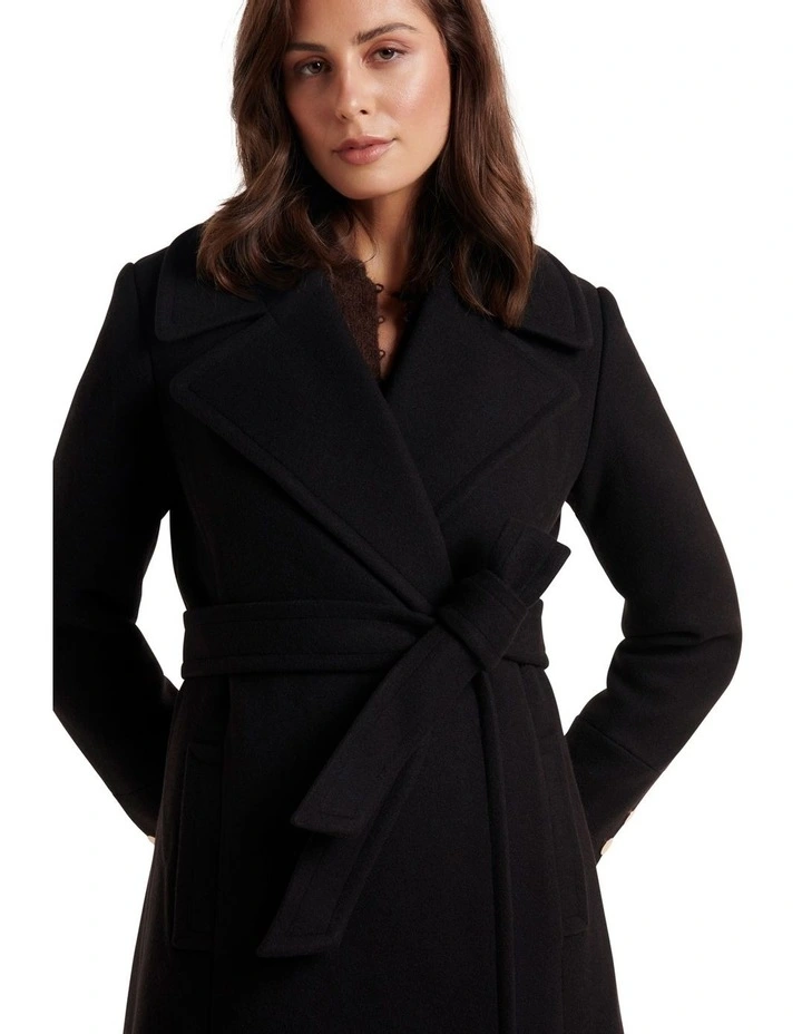 Best reviews of β Forever New Brandy Wrap π§₯ Coat In Black π - Image 4