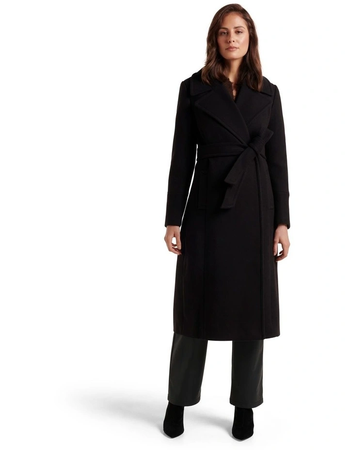 Best reviews of β Forever New Brandy Wrap π§₯ Coat In Black π - Image 5
