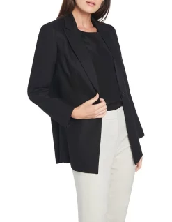 Hot Sale 🔥 David Lawrence Chaya Longline Blazer In Black 🌟