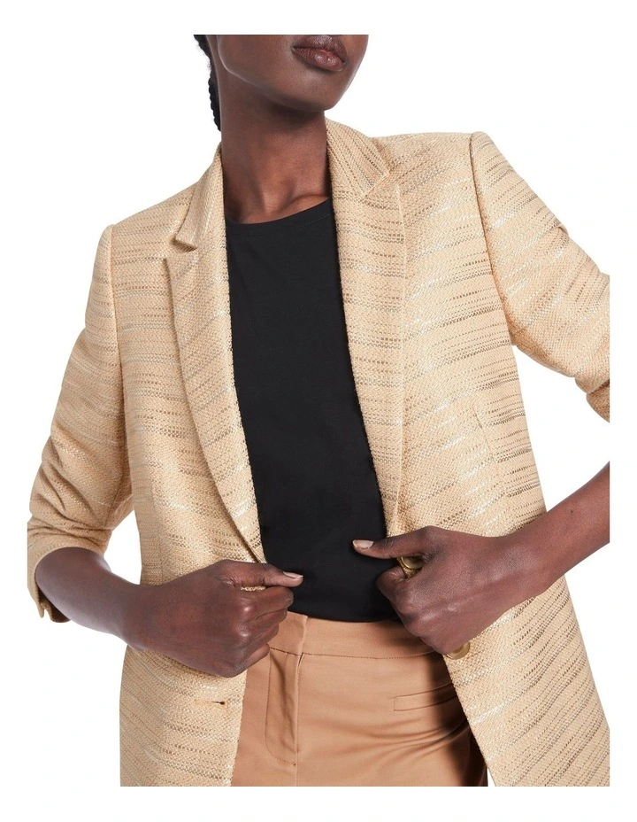 Budget π Marcs In Between Days Jacket In Gold/Latte π - Image 4