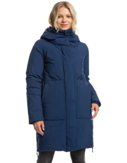 Flash Sale 🌟 Roxy Abbie Waterproof Longline Jacket In Blue 💯