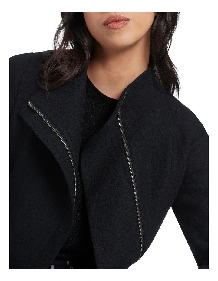 Top 10 π Marcs Lani Felted Wool Jacket In Black β¨ - Image 3