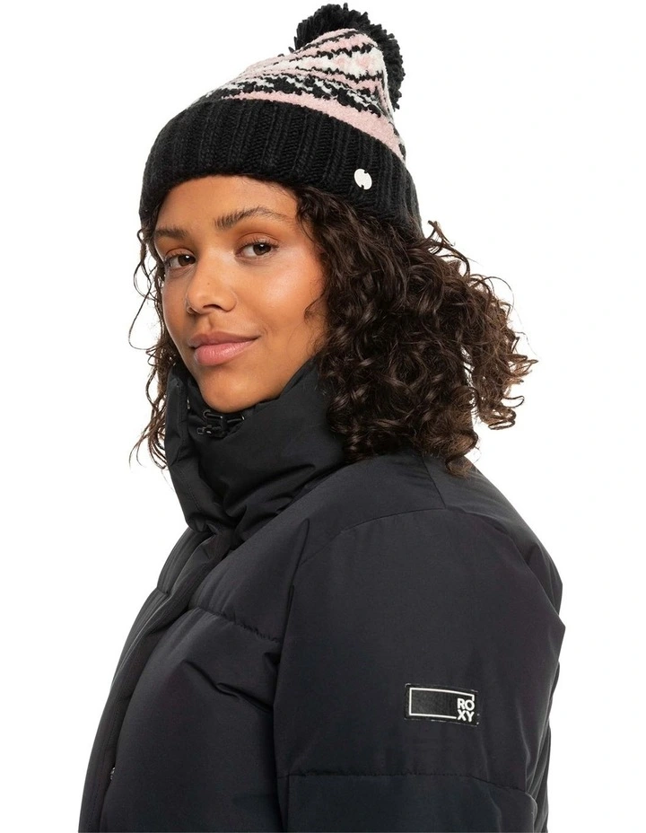 Hot Sale π Roxy Winter Rebel Waterproof Bomber Jacket In Black βοΈ - Image 4