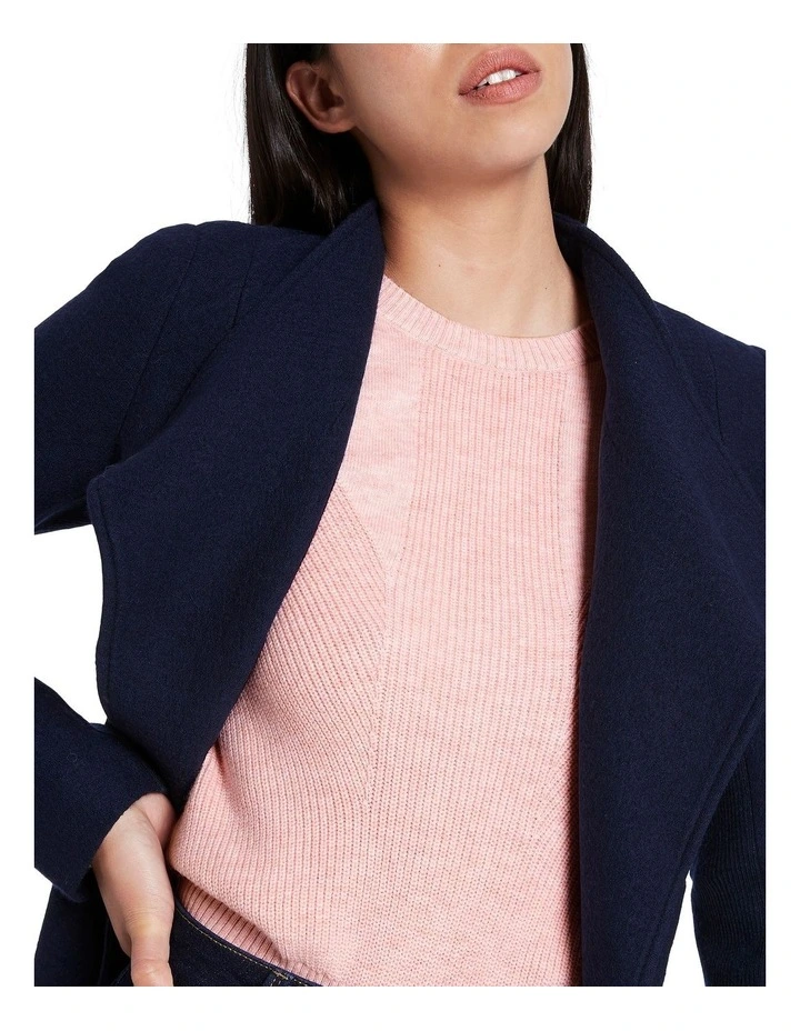 Buy βοΈ Marcs Ruby Felted Wool π§₯ Coat Midnight π - Image 4