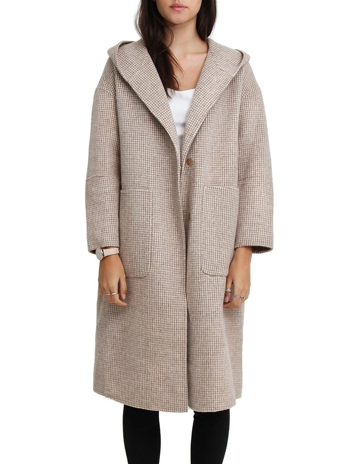 Best deal β Belle & Bloom Walk This Way Wool Blend Beige Oversized π§₯ Coat β€οΈ - Image 2