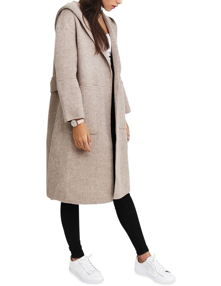 Best deal β Belle & Bloom Walk This Way Wool Blend Beige Oversized π§₯ Coat β€οΈ - Image 4