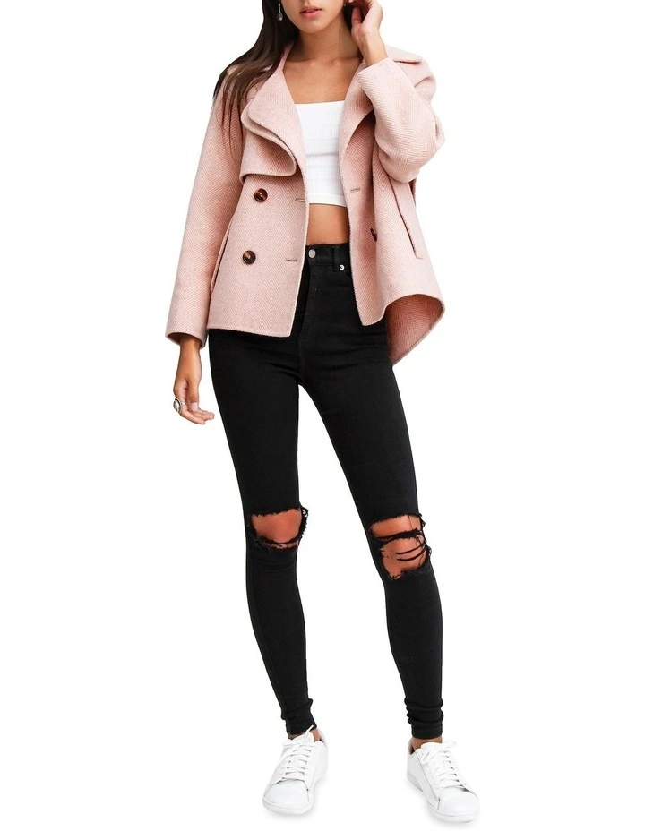 Cheap π Belle & Bloom I'm Yours Blush Wool Blend Peacoat IYS300BLUSH β¨ - Image 3