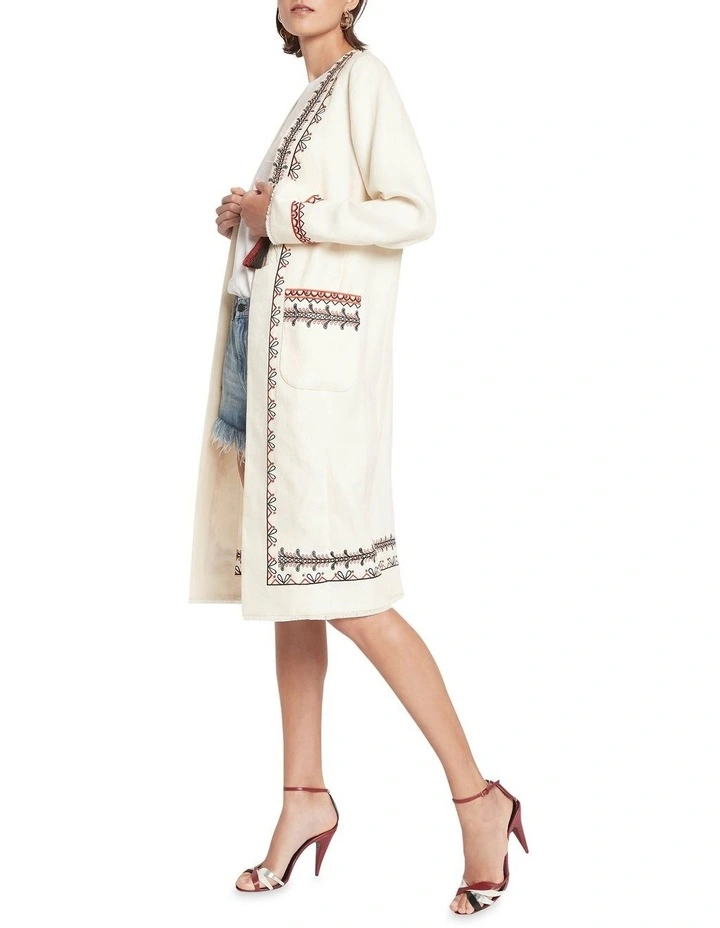 Cheapest ๐ฅฐ Sass & Bide Just Dance Light Weight ๐งฅ Coat Milky White ๐งจ - Image 4