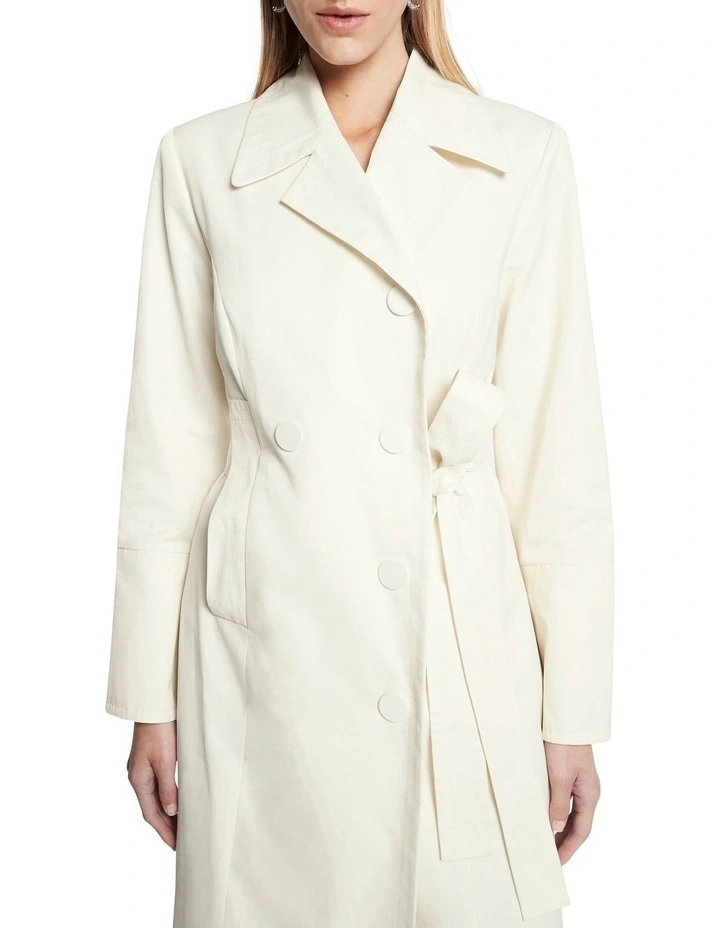 Hot Sale π Sass & Bide No Fuss Trench π§₯ Coat In Cream π - Image 4