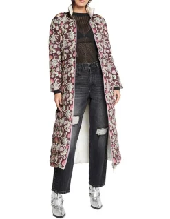 Discount 👏 Sass & Bide It Takes Two Fully Reversible 🧥 Coat Print/Pearl 😉