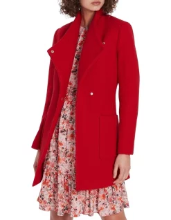 Best reviews of 🧨 Marcs Love Me Tender Wrap 🧥 Coat In Red 🔔