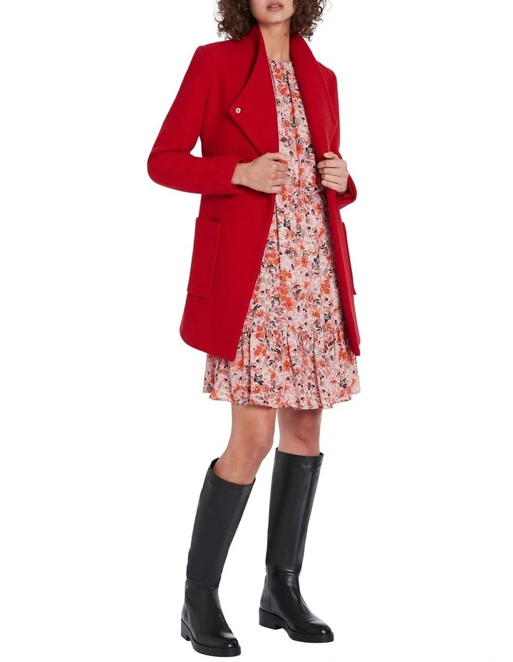 Best reviews of 𧨠Marcs Love Me Tender Wrap π§₯ Coat In Red π - Image 2