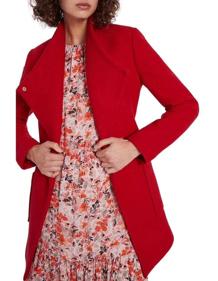 Best reviews of 𧨠Marcs Love Me Tender Wrap π§₯ Coat In Red π - Image 4