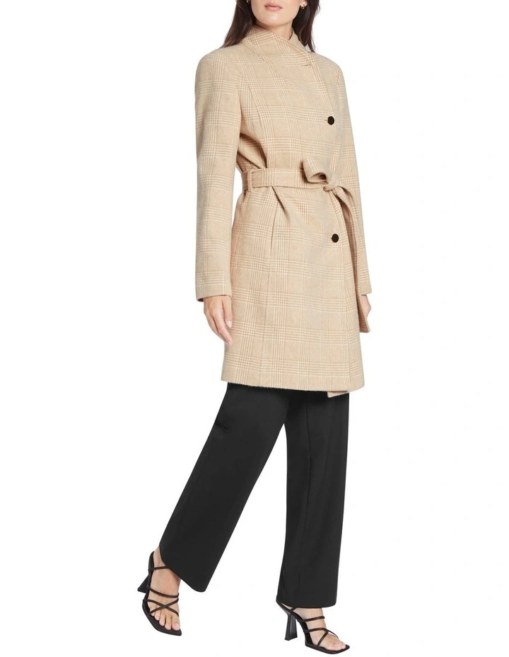 Top 10 π David Lawrence Natalie Houndstooth π§₯ Coat Camel β - Image 2