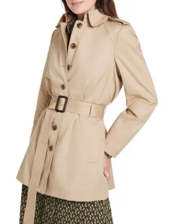 Flash Sale π David Lawrence Grecia Short Trench In Beige π€©