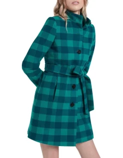 Deals 🎁 Marcs Destination Anywhere 🧥 Coat Bottle Green 🧨