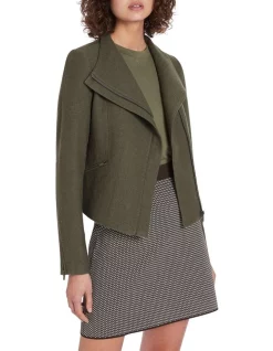 Best deal 👍 Marcs Lani Felted Wool Jacket In Khaki 🔔