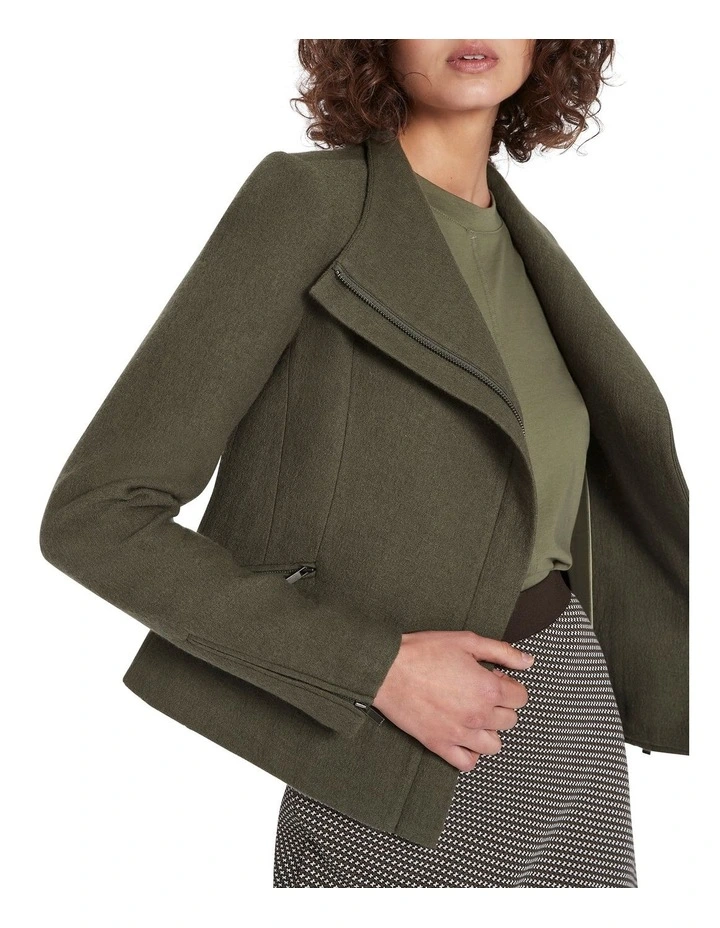 Best deal π Marcs Lani Felted Wool Jacket In Khaki π - Image 4