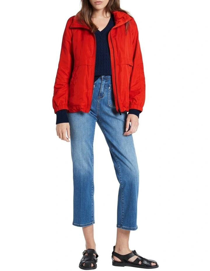 Discount βοΈ David Lawrence Windbreaker Jacket Scarlet π - Image 2