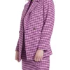 Buy 🥰 Marcs Mosman 🦮 Dogtooth Jacket Magenta 🛒